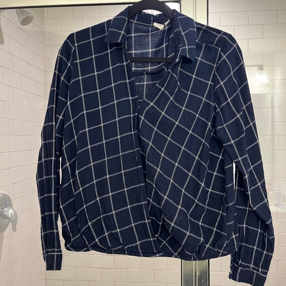Gap Flannel Blouse
